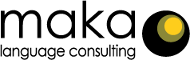 Logo Maka, formazione e servizi linguistici per il business internazionale