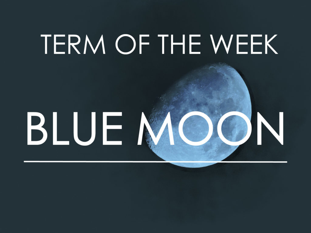 Idioms and sayings with moon blue moon learn English Maka