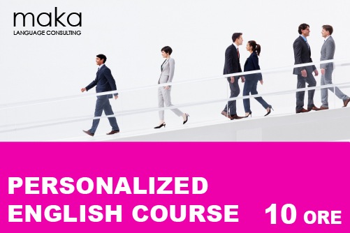 Corso di inglese personalizzato da Maka Language Consulting – Formazione linguistica per professionisti, 10 ore di lezione su misura per il business. Boost your confidence in English with a personalized 10-hour course, led by an expert tutor and supported by tailored learning materials.