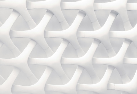 Abstract white interconnected pattern representing collaboration, creativity, and human-centered learning in modern organizations